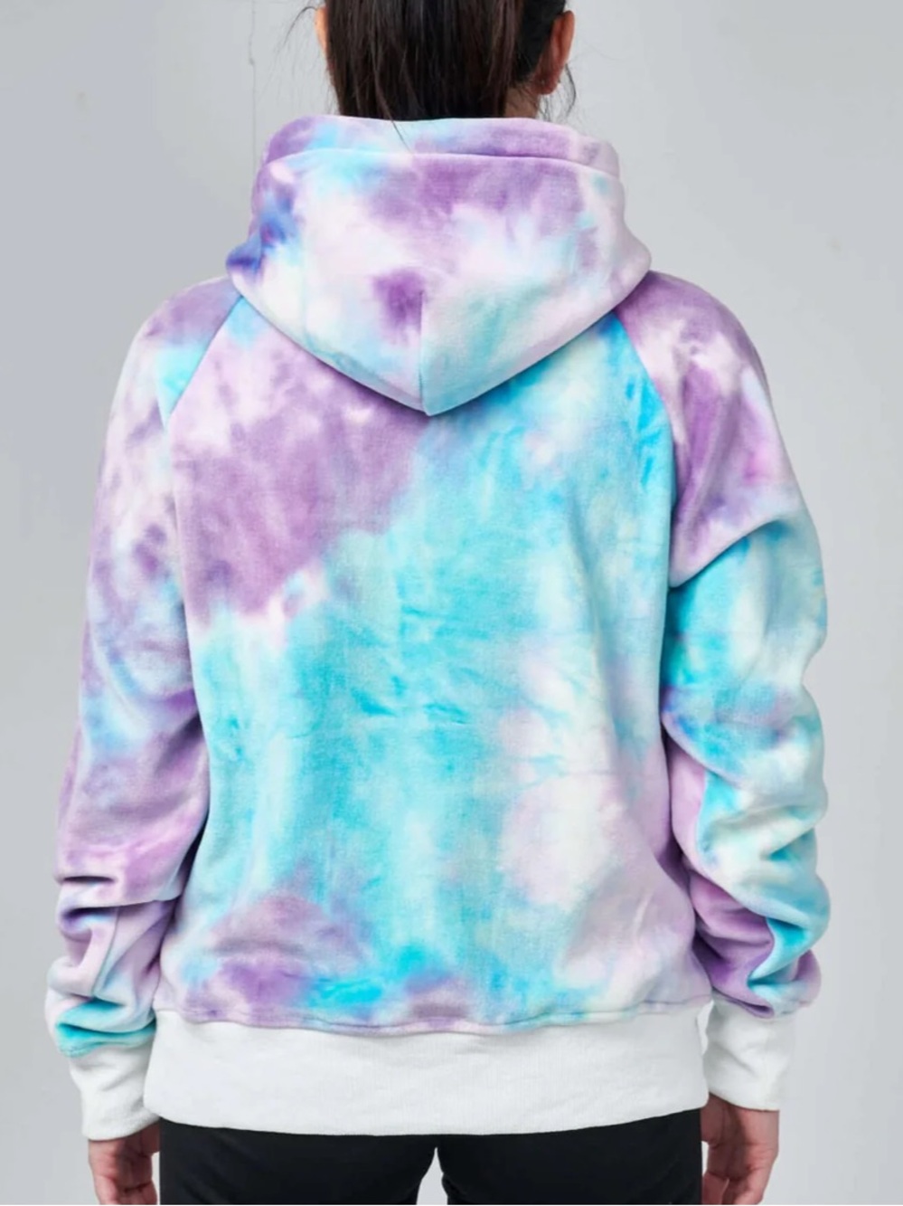 💜Tie-Dye Velvet Hoodie - Picture 7 of 7